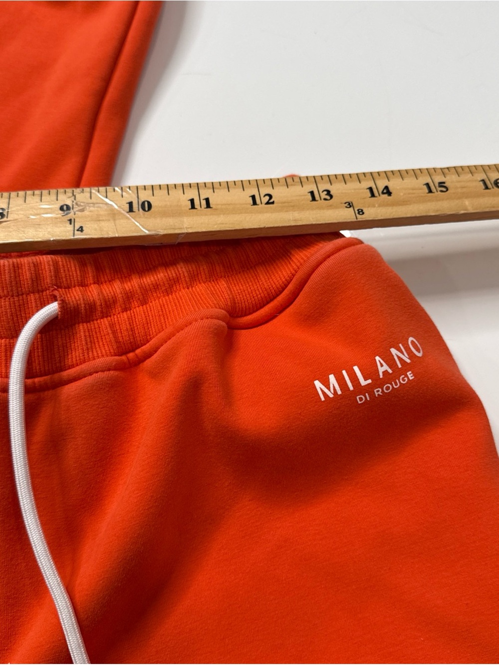 Milano Di Rouge Sweatpants Orange Color Size S A030426 - Picture 5 of 7